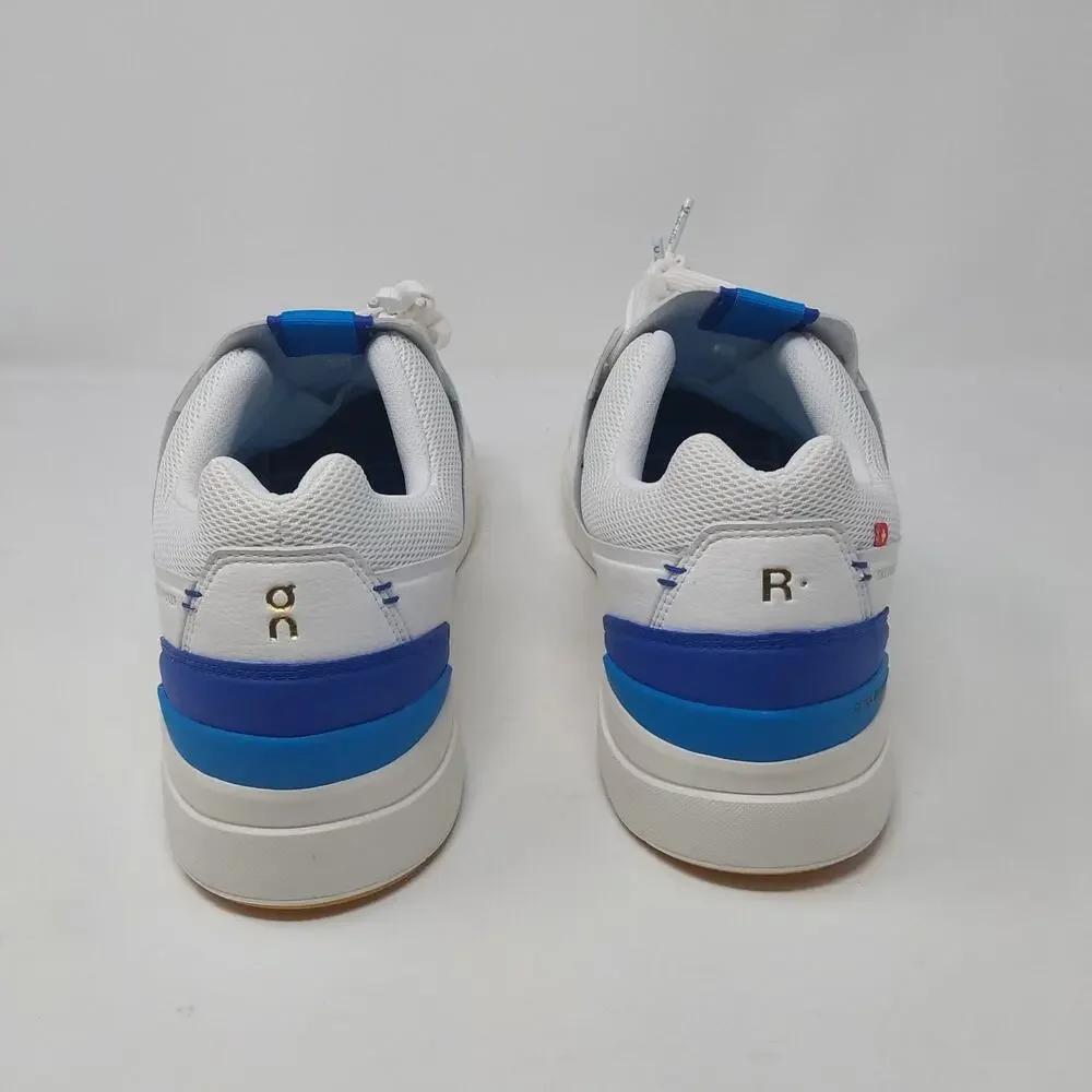 On Running The Roger Centre Court White Blue Men’s 11 Tennis Sneakers - Picture 4 of 16